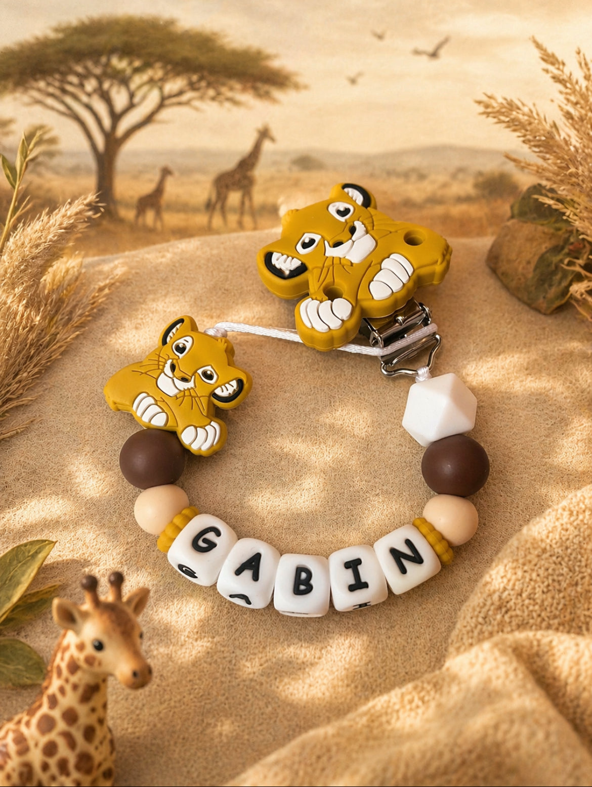 Attache tétine Simba